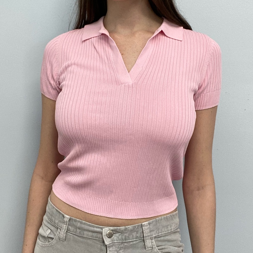 Zara pink polo